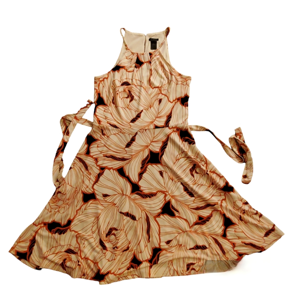Ann Taylor Halter Floral print Dress size small